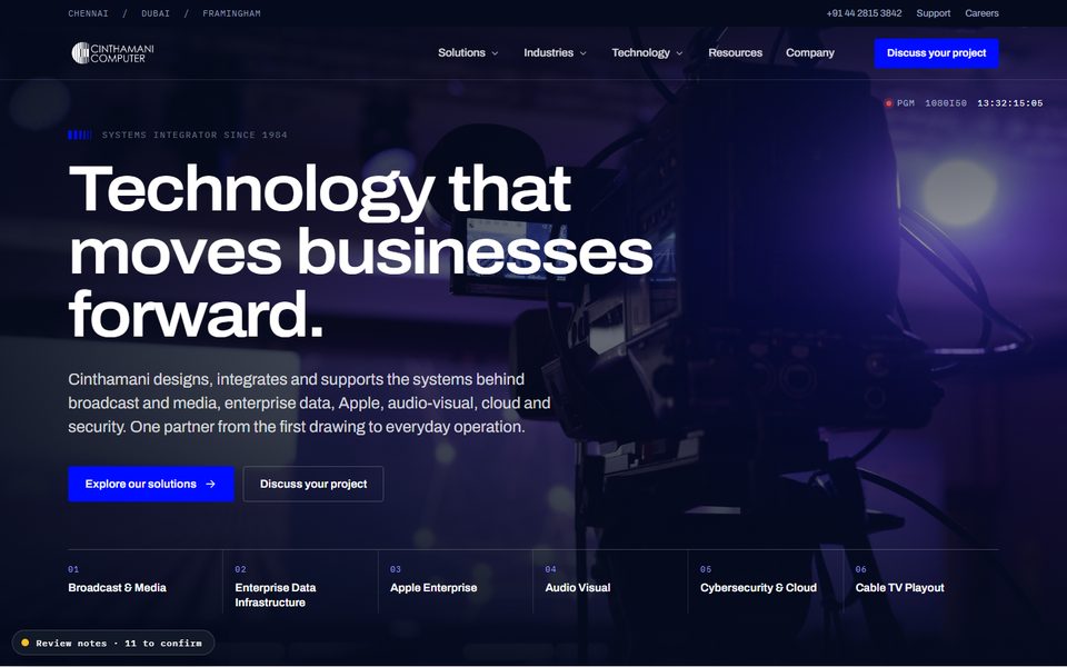 Homepage preview